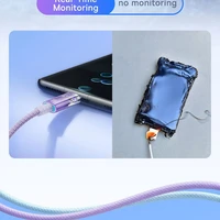 BASEUS kabelis Type-C į Type-C PD 6A 100W Explorer 1m violetinis P10319703221-01 / CB000043