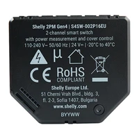 Shelly 2PM Gen4 Zigbee/Matter valdiklis