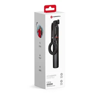 FORCELL F-GRIP MagSelfie S100M selfie lazda su belaidžiu nuotolinio valdymo trikojio stovu juoda