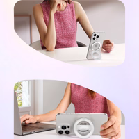 Joyroom "JR-ZS500" baltas magnetinis žiedas/laikiklis