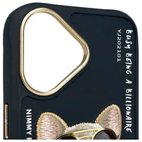 Nimmy Akiniai Kietas šuo dėklas telefonui iPhone 16 - juodas