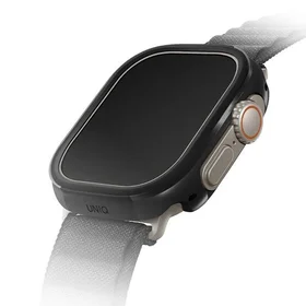 Uniq Valencia dėklas Apple Watch Ultra 49 mm - juodas