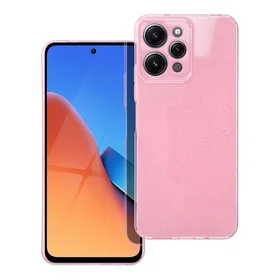 Dėklas telefonui BLINK 2 mm skirtas XIAOMI Redmi 12 4G rožinis