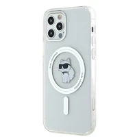 Karl Lagerfeld IML Choupette MagSafe dėklas iPhone 12 / 12 Pro - permatomas