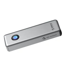 Orico OUM2-G20 M.2 NVME USB-C 3.2 20Gb/s diskų įrenginys - sidabrinis
