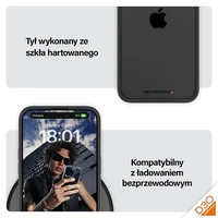 PanzerGlass ClearCase Dėklas telefonui iPhone 15 Pro Max – militārā klasė sertifikuotas, ska idrus ir juodas