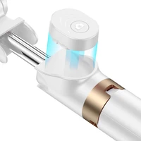 Selfie lazda (f) su belaidžiu nuotolinio valdymu tripodu su LED SSTR-20 - balta