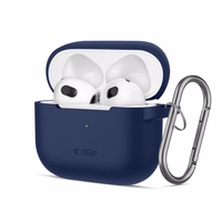 Tech-Protect silikoninis dėklas ausinėms Apple AirPods 3 - mėlynas