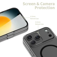 Tech-Protect MagSlim Magnetinis dėklas telefonui iPhone 17 Pro - matinė juoda
