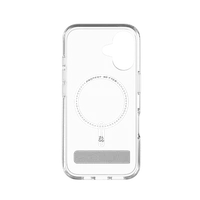ZAGG Crystal Palace Snap dėklas telefonui su stovu MagSafe iPhone 16 Pro - skaidrus