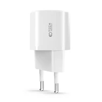 Tech-Protect C20W mini įkroviklis USB-C PD 20W / USB-A QC 3.0 - juodas