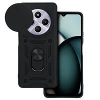 Slide Camera Armor dėklas telefonui Xiaomi Redmi A4 juodas