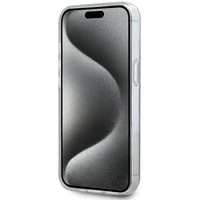DKNY IML Mono ir juostelės Magnetinis dėklas iPhone 15 Plus / 14 Plus - juoda