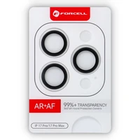Forcell Premium Kameros objektyvo grūdintas stiklas - skirtas iPhone 17 Pro / 17 Pro Max sidabrinis