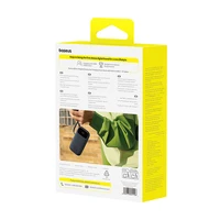 Baseus EnerFill FC31 20000mAh 22.5W Išorinė baterija su skaitmenine indikacija ir dviem įmontuotais kabeliais (USB-C + Lightning) - juoda