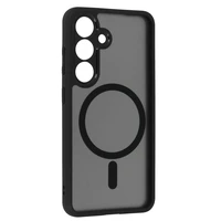 Pilnas matinės Mag dangtis telefonui Samsung Galaxy S25 - juodas