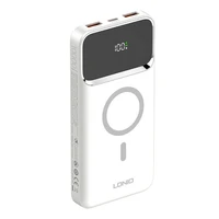 LDNIO PQ12, 15W, 10000mah (baltas)