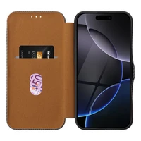 FOLIO šoninis magnetinis knygos tipo dėklas telefonui IPHONE 16 PRO pilkas