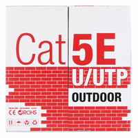 Q-LANTEC KIU5OUTS305Q tinklo kabelis 305 m Cat5e U/UTP (UTP) juodas