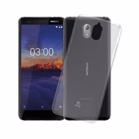 Crong Crystal Slim Cover - apsauginis dėklas Nokia 3.1 (clear)