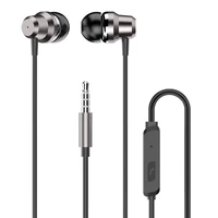 Dudao įstatomos ausinės su nuotolinio valdymo pultu ir mikrofonu 3.5 mm mini jack sidabrinės (X10 Pro silver)
