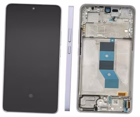 Ekranas Xiaomi Poco M7 Pro 5G su lietimui jautriu stikliuku ir rėmeliu Purple originalus (service pack)