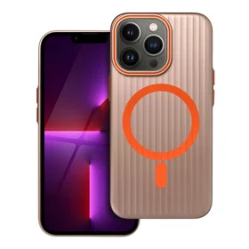 Dėklas SIMPLY, suderinamas su MagSafe, skirtas iPhone 13 Pro, titano smėlio spalvos