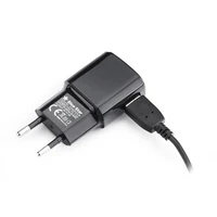 BLUE STAR kelioninis įkroviklis 2A 10W USB A + kabelis USB A į Micro USB TFK-TC-1100B juodas