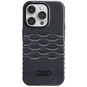Audi IML Magnetinis dėklas telefonui iPhone 14 Pro - juodas