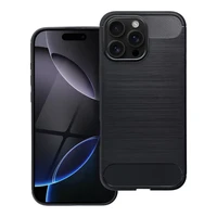 CARBON dėklas telefonui IPHONE 16 Pro Max juodas
