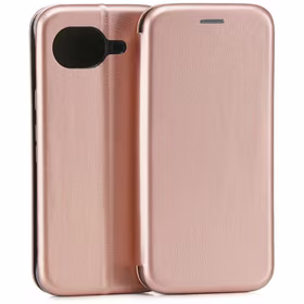 Beline Book Magnetic dėklas Google Pixel 10A rožinis-auksinis