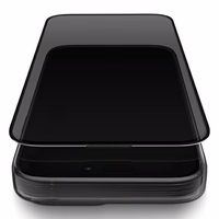 Uniq Optix privatumo grūdintas stiklas iPhone 15 Plus / 14 Pro Max su aplikatoriumi