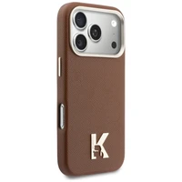 Karl Lagerfeld Karl Head Logo MagSafe Case for iPhone 17 Pro - Brown