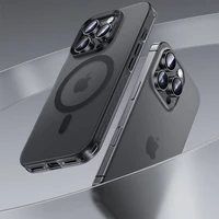 Benks magnetinis Lucid Armor dėklas (B066) Iphone 16 Pro Max telefonui juodas (su kameros valdymo mygtuku)