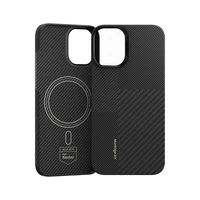 Benks Montage Magnetinis Armor Air Kevlar dėklas telefonui iPhone 16 - PC rėmas 600D+1500D (M063) - juodas (m)