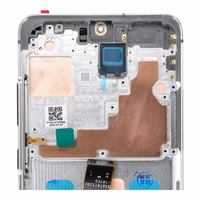 LCD ekranas SAMSUNG S20 Ultra baltas SOFT OLED su rėmeliu