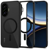 Tech-Protect MagMat MagSafe dėklas telefonui Xiaomi Poco F7 5G - juodas ir skaidrus