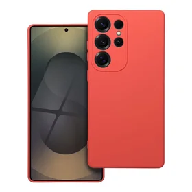 Silikoninis dėklas telefonui SAMSUNG S25 Ultra persikinis