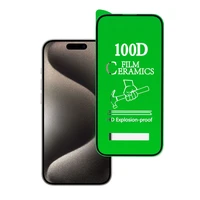 Apsauginis stiklas HARD KERAMINIS IPHONE 15 PRO JUODAS