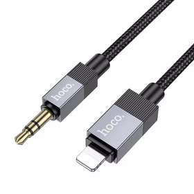 Audio adapteris Hoco (UPA32A) lightning į 3,5mm(p) juodas (1M)