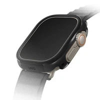 Uniq Valencia dėklas Apple Watch Ultra 49 mm - juodas