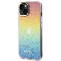Guess IML Faceted Mirror Disco Iridescent dėklas telefonui iPhone 15 - įvairiaspalvė