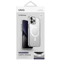 Uniq LifePro Xtreme Magclick Charging dėklas telefonui iPhone 14 Pro Max - skaidrus