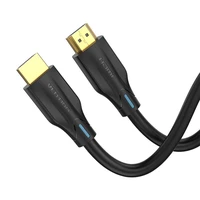 HDMI 2.1 Vention AANBF kabelis, 1 m, 8K 60 Hz / 4K 120 Hz (juodas)