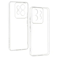 Itin plonas 1mm dėklas telefonui Motorola Edge 50 Pro 5G permatomas