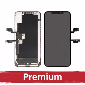 LCD ekranas suderinamas su iPhone XS Max juodas (INCELL / Premium) / *Removable IC* /