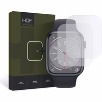 Hidrogelio plėvelė HOFI HYDROFLEX PRO+ 2-PACK APPLE WATCH 4 / 5 / 6 / 7 / 8 / 9 / SE (44 / 45 MM) SKAIDRUS