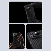 Benks Montage Magnetinis Armor Air Kevlar dėklas PC rėmas 600D+1500D (MB65) Iphone 16 Pro juodas