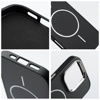 FRAME MAG COVER dėklas telefonui suderinamas su MagSafe IPHONE 17 Air juoda