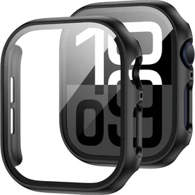 Tech-Protect Defense360 grūdinto stiklo dėklas Apple Watch 10 (46mm) - juodas